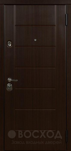Фото стальная дверь МДФ №358 с отделкой Ламинат