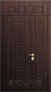 Фото стальная дверь Дверь со вставкой №11 с отделкой Порошковое напыление