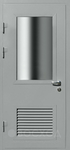 Фото  Стальная дверь Дверь в котельную №28 с отделкой МДФ ПВХ